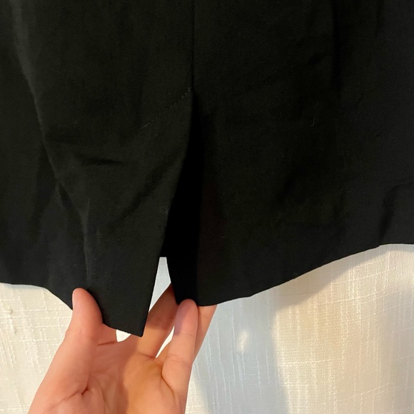 Vintage Black Wool Skirt - Picture 7 of 8